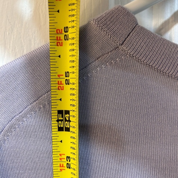 Theory Crewneck Sweater Regal Blue Women Sz XL Luxury Cottage Academia Vacation - Picture 6 of 9